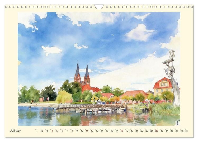 Produktbild: Abwechslungsreiches Brandenburg (Wandkalender 2027 DIN A3 quer), CALVENDO Monatskalender