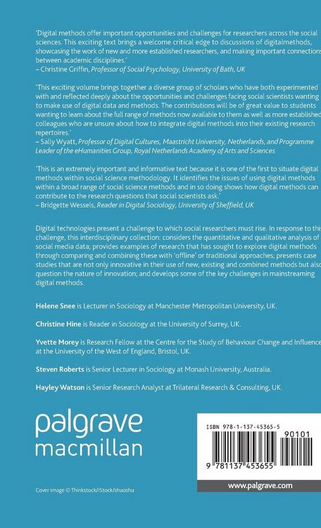 Produktbild: Digital Methods for Social Science