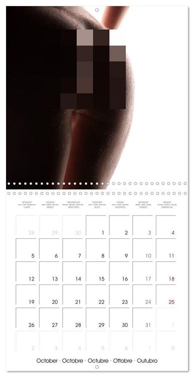 Produktbild: Eau Nue (Calendrier mural carr&eacute; 2026 30x30 cm) Calendrier double avec une page pour vos prises de notes