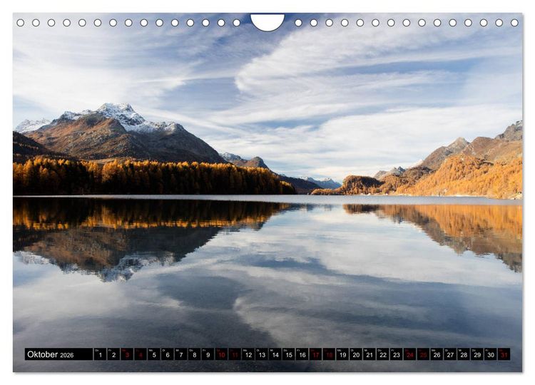 Produktbild: Piz Bernina - H&ouml;hepunkte aus dem Oberengadin (Wandkalender 2026 DIN A4 quer), CALVENDO Monatskalender