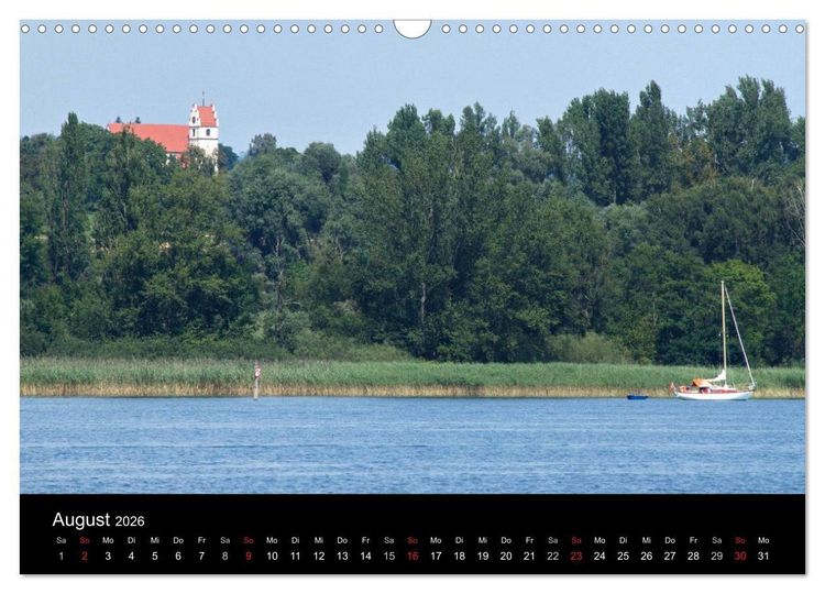 Produktbild: Ein Jahr am BODENSEE (Wandkalender 2026 DIN A3 quer), CALVENDO Monatskalender