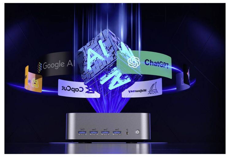 Produktbild: GEEKOM Mini PC GT1 Mega Intel&reg; Core&trade; Ultra 9 185H 5.1 GHz 16 GB RAM 1 TB SSD Intel Win 11 Pro GT1 Mega U9