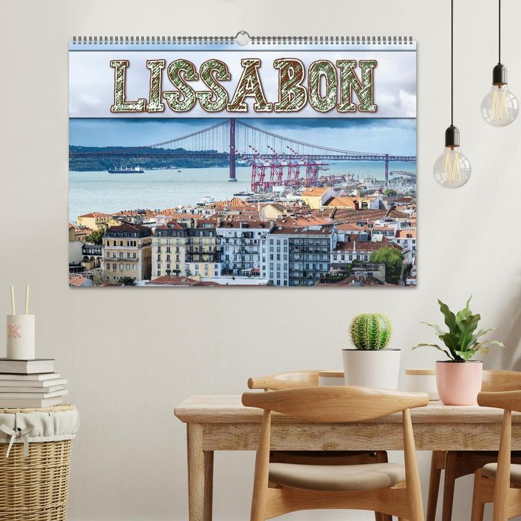 Produktbild: Mein Lissabon (Wandkalender 2026 DIN A2 quer), CALVENDO Monatskalender