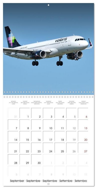 Produktbild: North American Airliners (Wall Calendar 2026 12 &times; 12 Inch) CALVENDO 12 Month Wall Calendar
