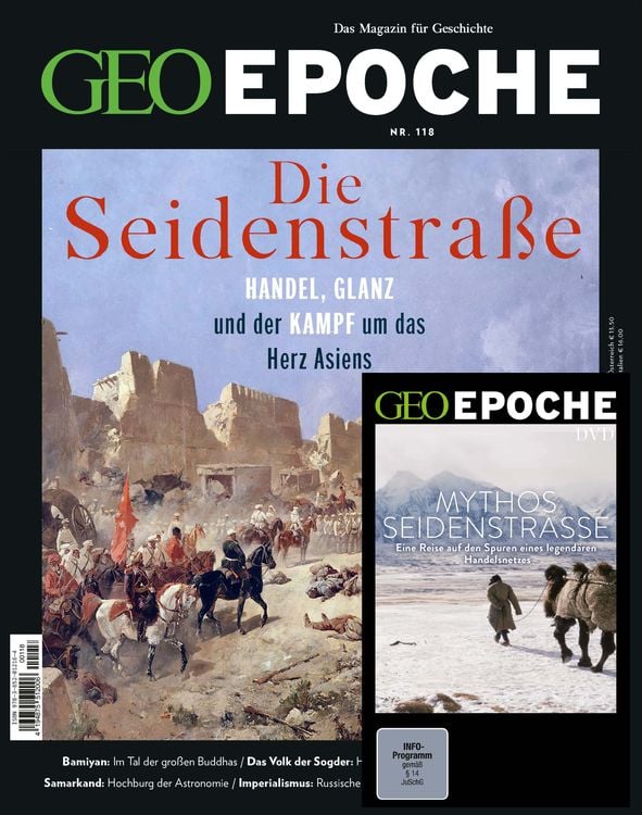 Produktbild: GEO Epoche (mit DVD) / GEO Epoche mit DVD 118/2022 - Seidenstraße und Zentralasien