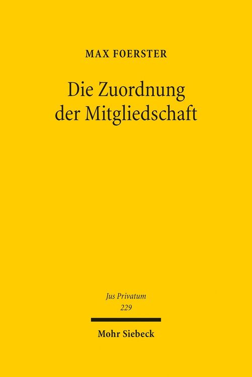Produktbild: Die Zuordnung der Mitgliedschaft