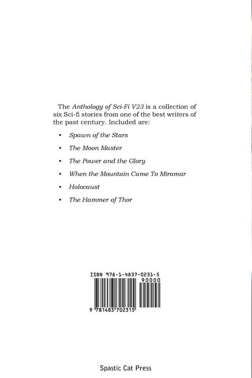Produktbild: Anthology of Sci-Fi V23, the Pulp Writers - Charles W. Diffin