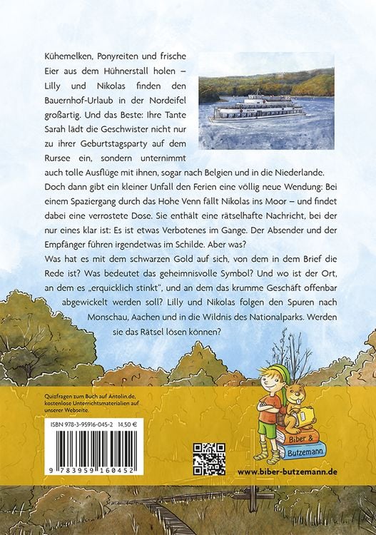 Produktbild: Abenteuer zwischen Nordeifel und Aachen - Lilly und Nikolas auf der Suche nach dem schwarzen Gold