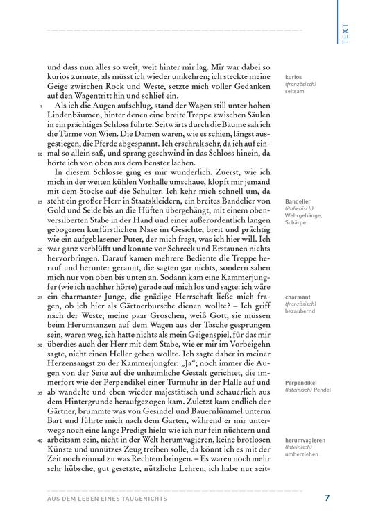 Aus Dem Leben Eines Taugenichts Kapitel 1 Inhaltsangabe 'Aus dem Leben eines Taugenichts' - 'Deutsch & Literatur' Schulbuch