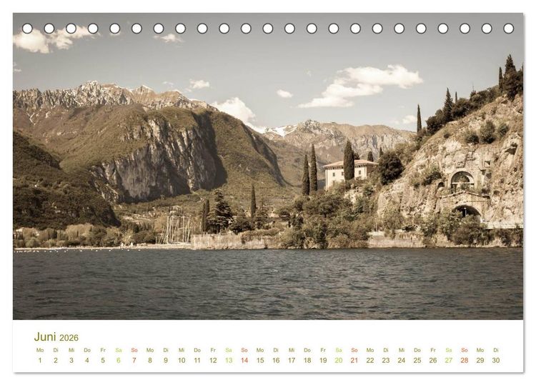 Produktbild: GARDASEE - das Nordufer (Tischkalender 2026 DIN A5 quer), CALVENDO Monatskalender