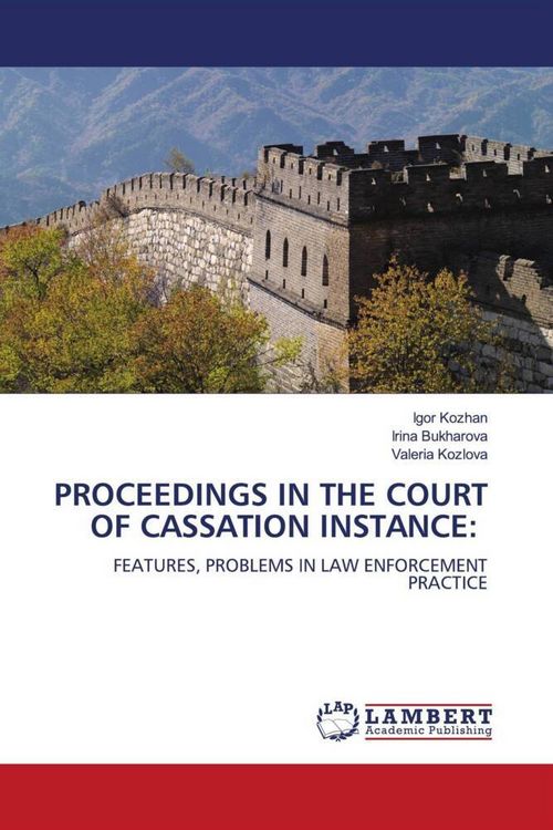 Produktbild: PROCEEDINGS IN THE COURT OF CASSATION INSTANCE: