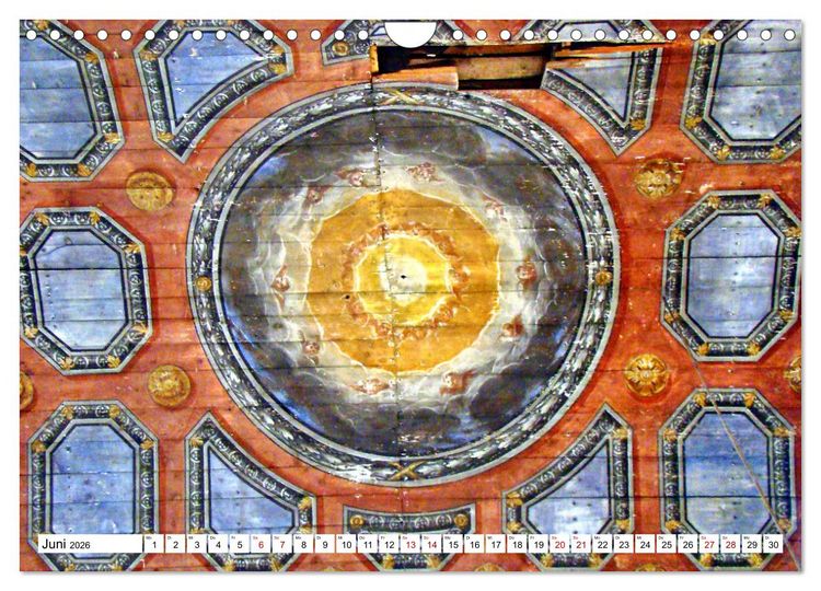 Produktbild: Die Kirche von M&uuml;hlhausen - Ein architektonisches Kleinod in Ostpreu&szlig;en (Wandkalender 2026 DIN A4 quer), CALVENDO Monatskalender