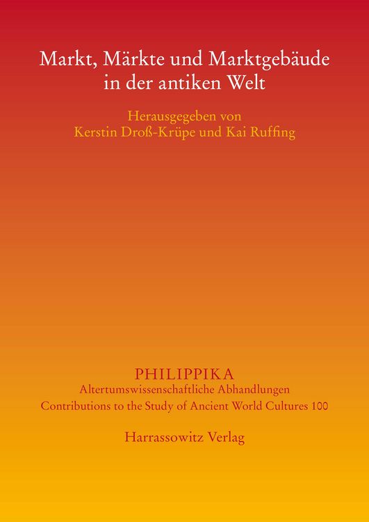 Produktbild: Markt, M&auml;rkte und Marktgeb&auml;ude in der antiken Welt
