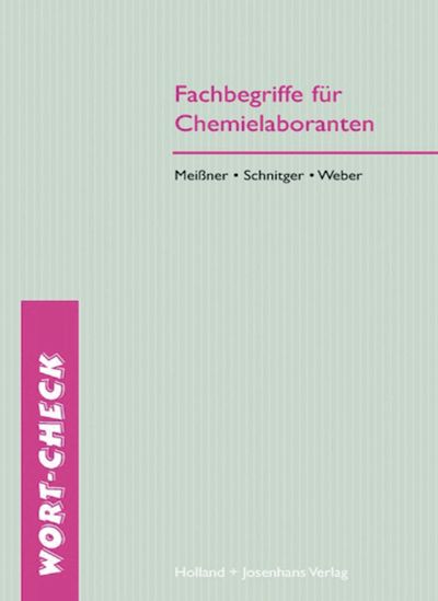 Produktbild: Fachbegriffe f&uuml;r Chemielaboranten