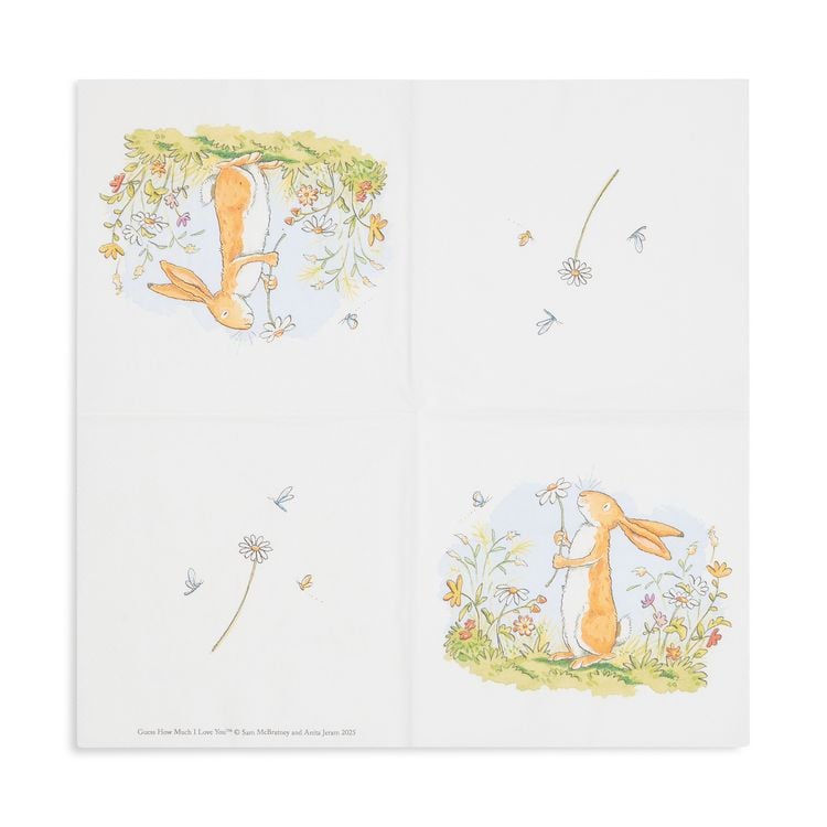 Produktbild: Serviette "Wei&szlig;t du eigentlich, wie lieb ich dich hab" 33x33 cm