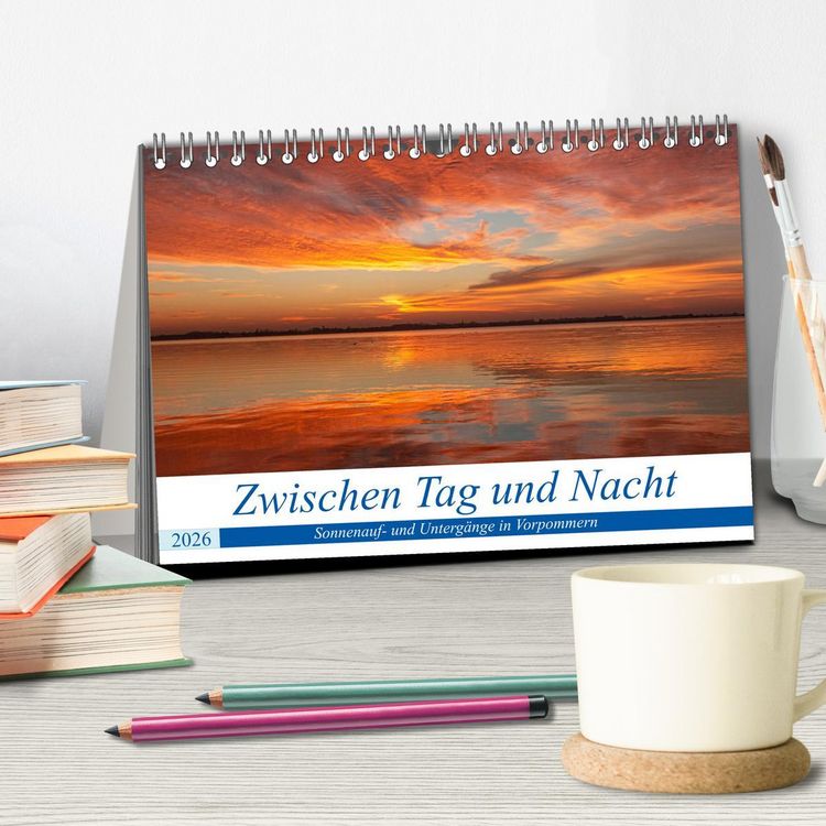 Produktbild: Vorpommern zwichen Tag und Nacht (Tischkalender 2026 DIN A5 quer), CALVENDO Monatskalender