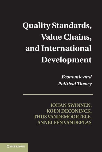 Produktbild: Quality Standards, Value Chains, and International Development