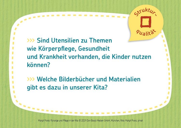 Produktbild: F&uuml;rsorge und Pflege in der Kita