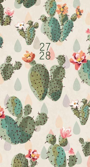 Produktbild: Desert Bloom 2-Year 2027-28 3.5 X 6.5 Monthly Pocket Planner