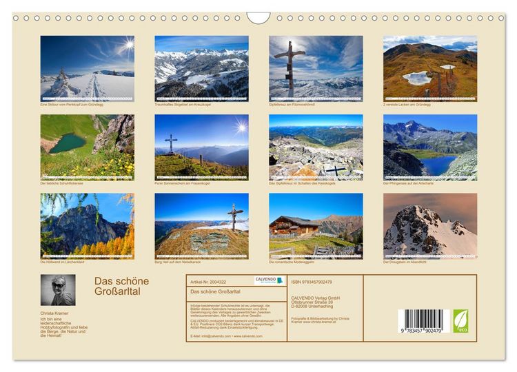 Produktbild: Das sch&ouml;ne Gro&szlig;arltal (Wandkalender 2026 DIN A3 quer), CALVENDO Monatskalender