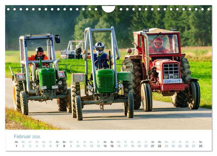 Produktbild: Traktorrennen - die 24 Stunden von Reingers (Wandkalender 2026 DIN A4 quer), CALVENDO Monatskalender