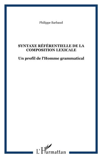 Produktbild: Syntaxe referentielle de la composition lexicale