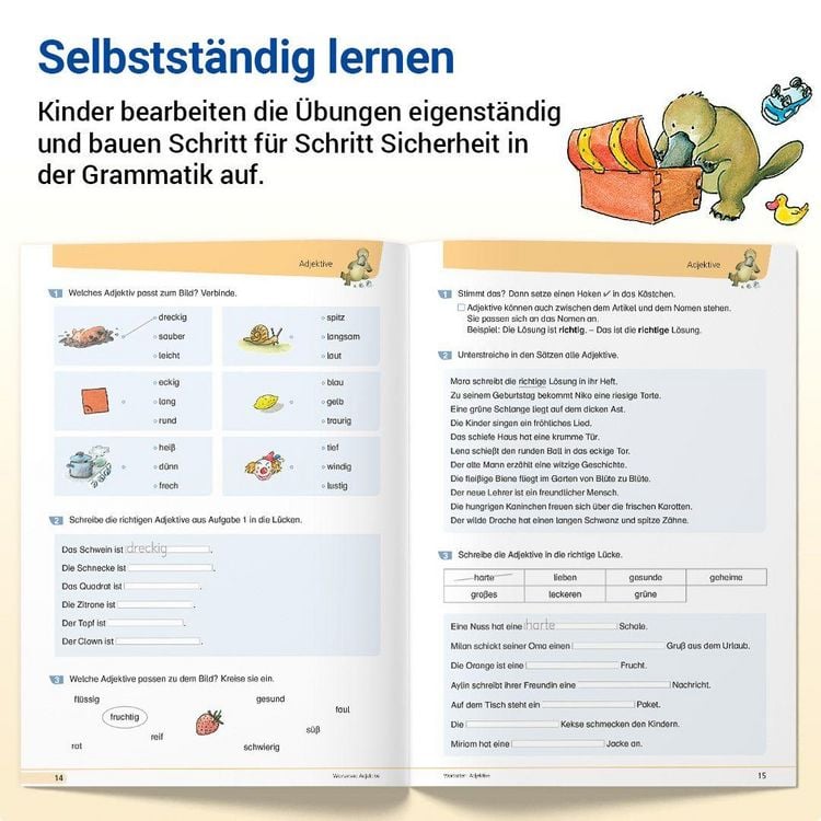 Produktbild: Grammatik mit Rico Schnabel, Klasse 3