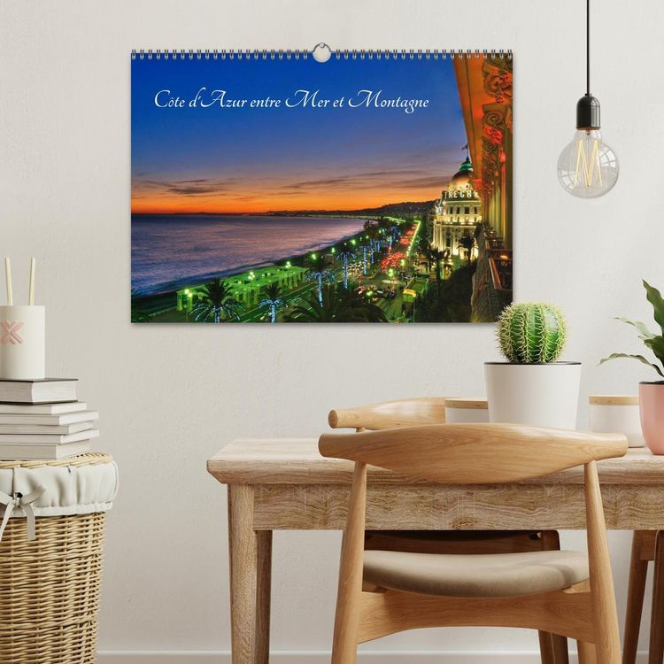 Produktbild: C&ocirc;te d'Azur entre Mer et Montagne (Calendrier mural 2026 DIN A3 vertical), CALVENDO calendrier mensuel