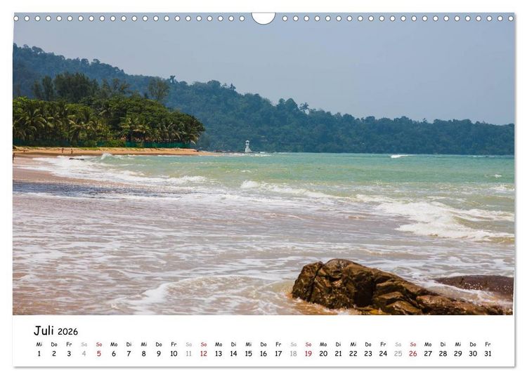 Produktbild: Traumlandschaften Thailands (Wandkalender 2026 DIN A3 quer), CALVENDO Monatskalender