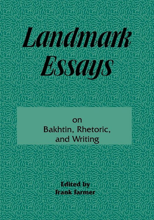 Produktbild: Landmark Essays on Bakhtin, Rhetoric, and Writing