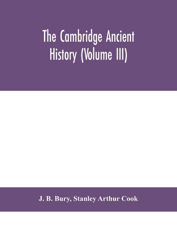 Produktbild: The Cambridge Ancient History (Volume Iii)