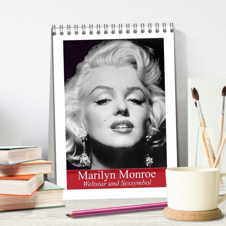 Produktbild: Marilyn Monroe. Weltstar und Sexsymbol (Tischkalender 2026 DIN A5 hoch), CALVENDO Monatskalender