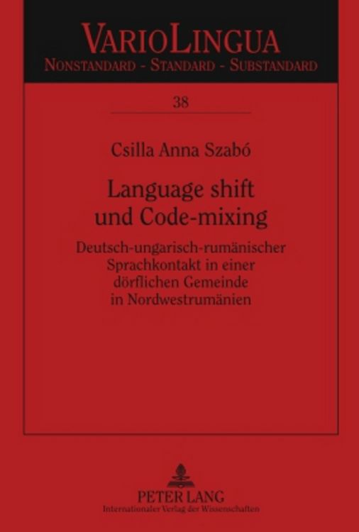 Produktbild: Language shift und Code-mixing