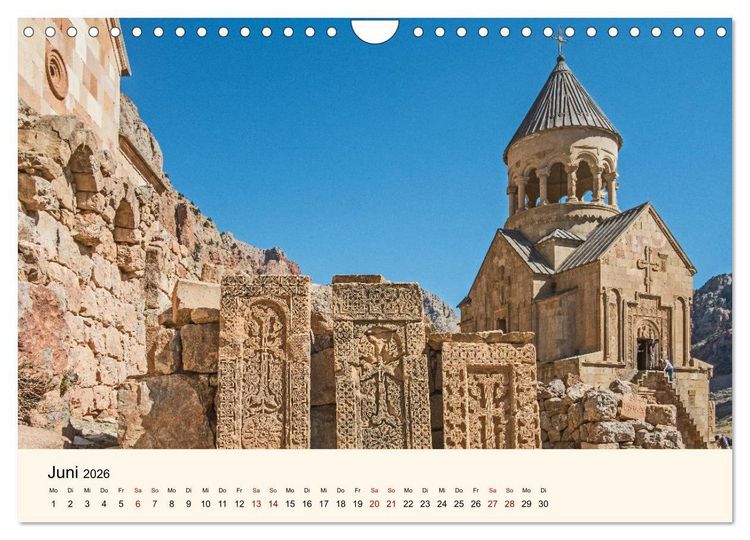 Produktbild: Der Kaukasus - Entdeckungen zwischen Asien und Europa (Wandkalender 2026 DIN A4 quer), CALVENDO Monatskalender