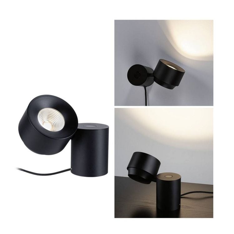 Produktbild: Paulmann Pane I 79776 LED-Tischlampe LED 3W Schwarz