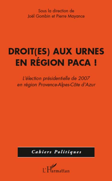 Produktbild: Droit(es) aux urnes en r&eacute;gion PACA