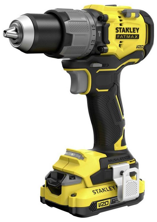 Produktbild: STANLEY V 20 SFMCD726D2K-QW Akku-Schlagbohrschrauber 18 V Anzahl mitgelieferte Akkus 2 2 Ah Li-Ion inkl. 2. Akku, inkl. Ladeger&auml;t