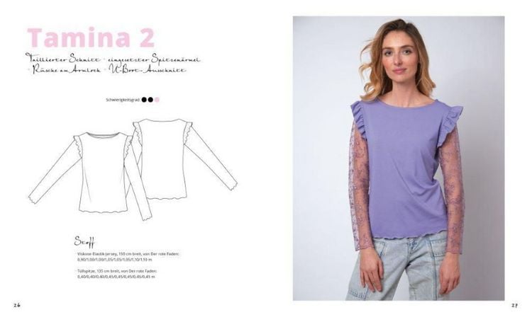 Produktbild: Jersey-T-Shirts n&auml;hen