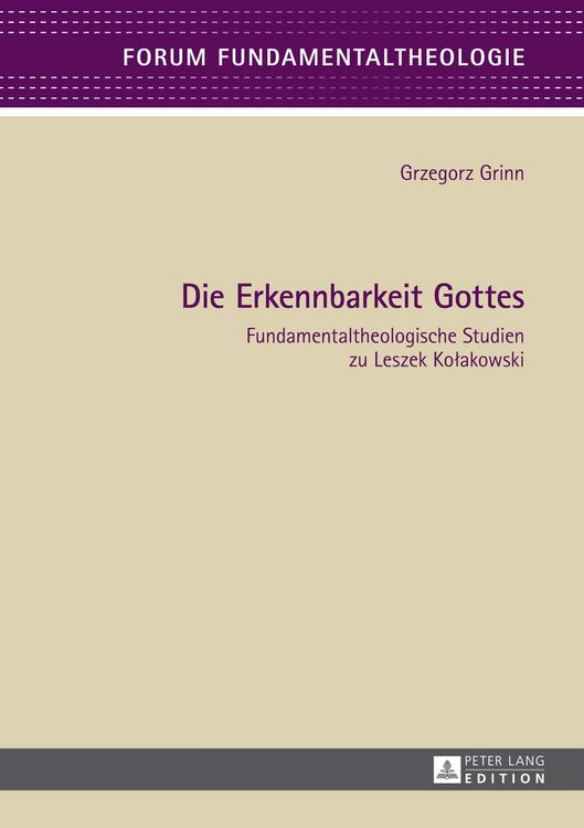 Produktbild: Die Erkennbarkeit Gottes