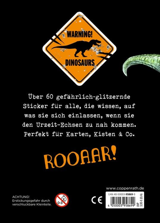Produktbild: Vorsicht, glitzernde Sticker! (T-Rex World)
