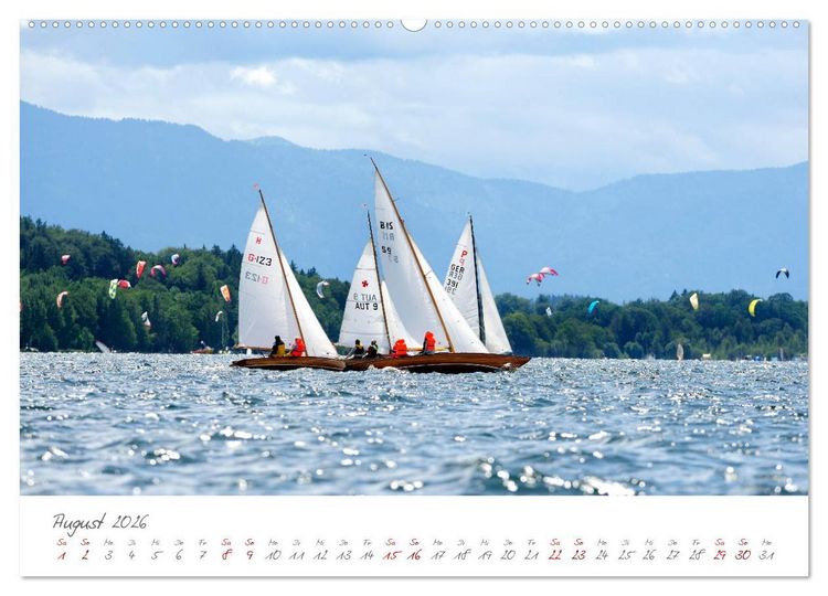 Produktbild: Das F&uuml;nf-Seen-Land Oberbayern (hochwertiger Premium Wandkalender 2026 DIN A2 quer), Kunstdruck in Hochglanz