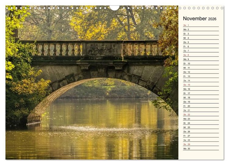 Produktbild: Spaziergang durch den W&ouml;rlitzer Park (Wandkalender 2026 DIN A3 quer), CALVENDO Monatskalender