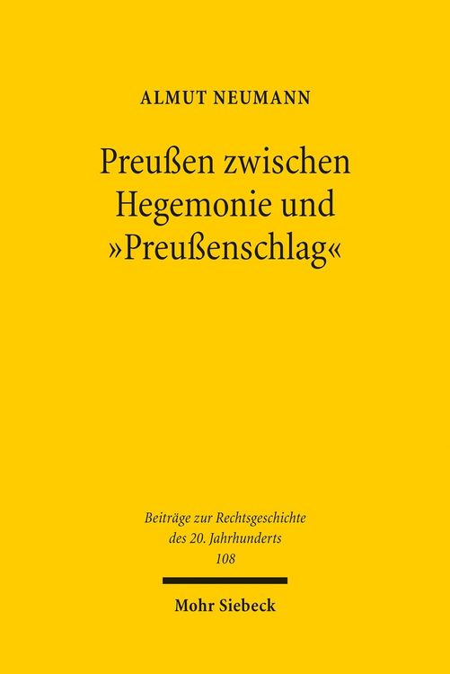 Produktbild: Preu&szlig;en zwischen Hegemonie und 'Preu&szlig;enschlag'