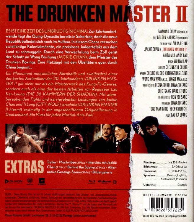 Drunken Master II als Blu-ray kaufen
