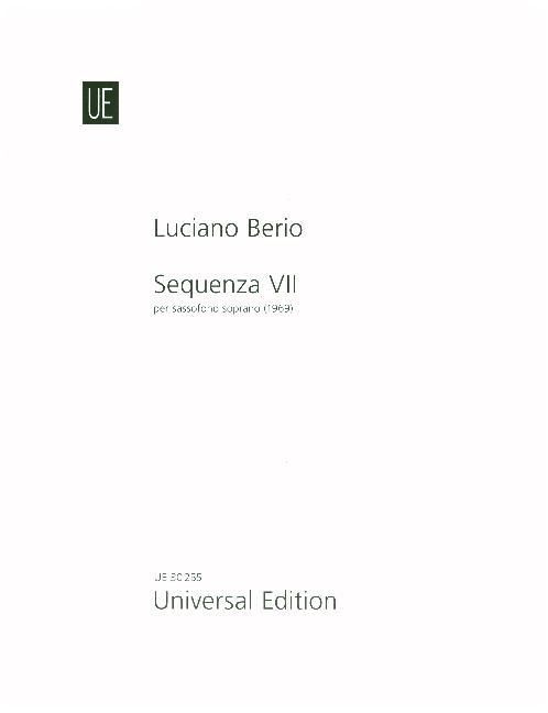Produktbild: Berio, L: Sequenza VIIb