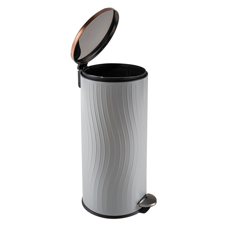 Produktbild: HTI-Living Treteimer Jannik 30L Grau/Kupfer Treteimer Jannik 30L Grau/Kupfer