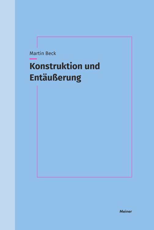 Produktbild: Konstruktion und Ent&auml;u&szlig;erung