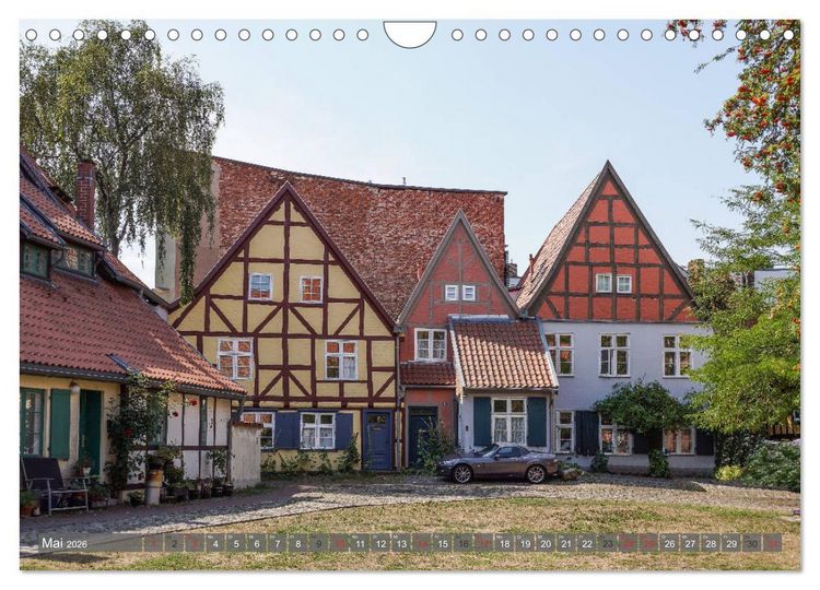 Produktbild: Stralsund - Perle der Ostsee (Wandkalender 2026 DIN A4 quer), CALVENDO Monatskalender