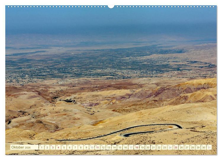 Produktbild: Urlaub in JORDANIEN (Wandkalender 2026 DIN A2 quer), CALVENDO Monatskalender
