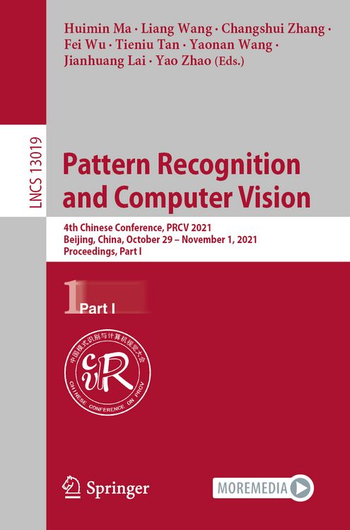 Produktbild: Pattern Recognition and Computer Vision